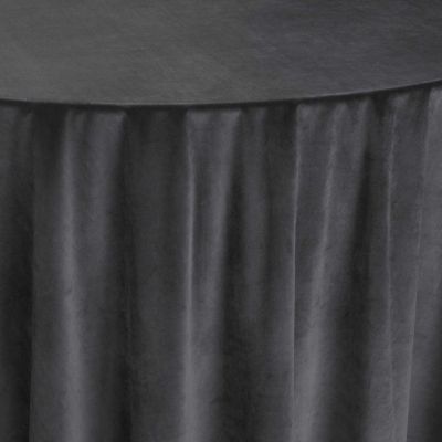 Image of Velvet Graphite Table Linen