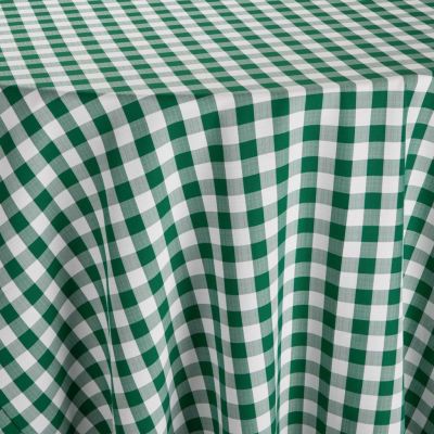 Image of Gingham Green Table Linen