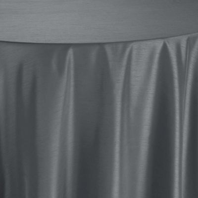 Image of Shantung Gunmetal Table Linen