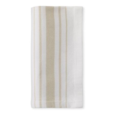 Image of Harbor Stripe Tan Napkin