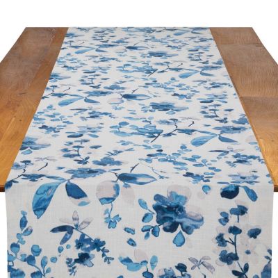 Image of Harper Blue Table Runner