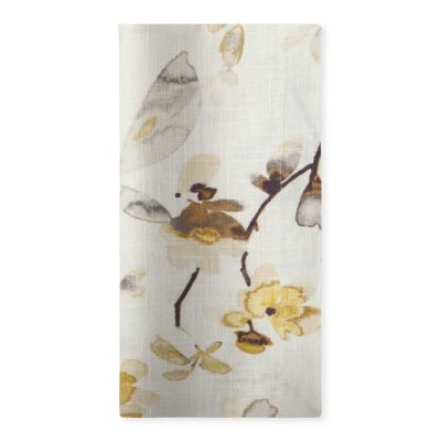 Image of Harper Yellow Grey Napkin