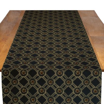 Image of Hawthorne Navy Table Runner