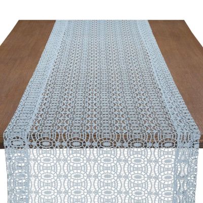 Image of Heirloom Ice Blue Table Runner