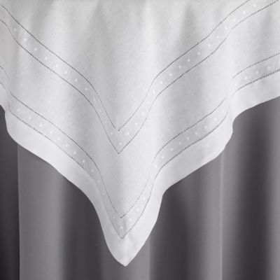 Image of Hemstitch White Overlay