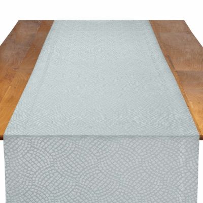 Image of Mosaic Ice Blue Table Runner