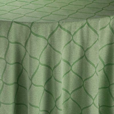 Image of Iris Green Table Linen