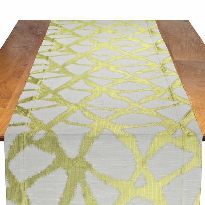Image of Fractal Kiwi Table Runner