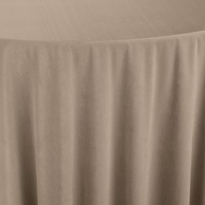 Image of Velvet Beige Table Linen