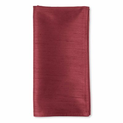 Image of Shantung Merlot Napkin