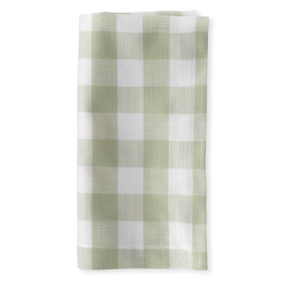 Image of Mini Check Sage Napkin