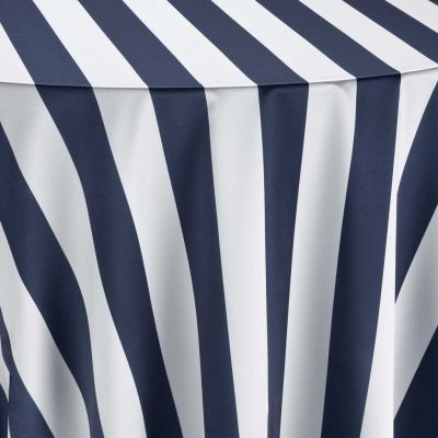 Image of Mod Stripe Navy Table Linen