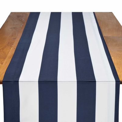 Image of Mod Stripe Navy Table Runner