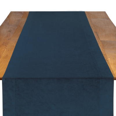 Image of Velvet Navy Table Runner