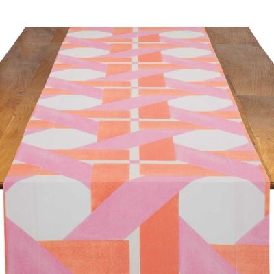 Image of Nolan Apricot Table Runner