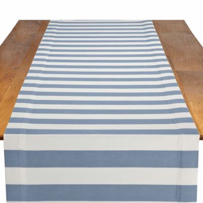 Image of Drayton Stripe Oxford Table Runner