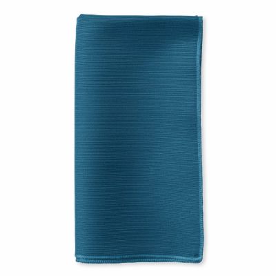 Image of Faille Peacock Blue Napkin