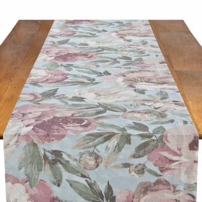 Image of Peonies Table Runner