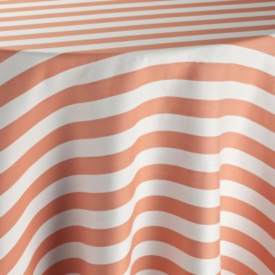 Image of Drayton Stripe Persimmon Table Linen