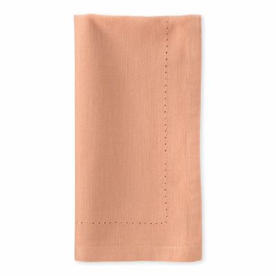 Image of Hemstitch Persimmon Napkin