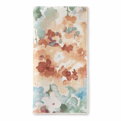 Image of Hydrangea Persimmon Napkin