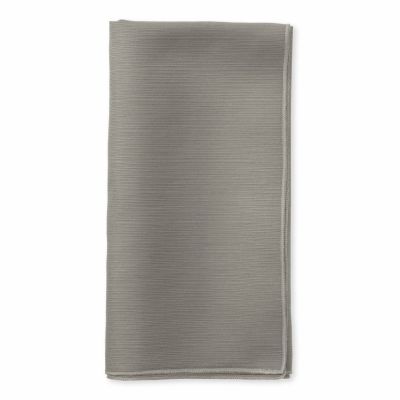 Image of Faille Pewter Napkin