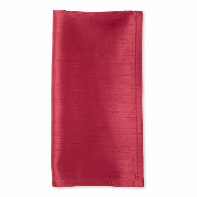 Image of Shantung Poppy Napkin