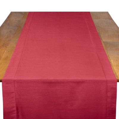 Image of Shantung Poppy Table Runner