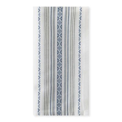 Image of Prairie Blue/White Napkin