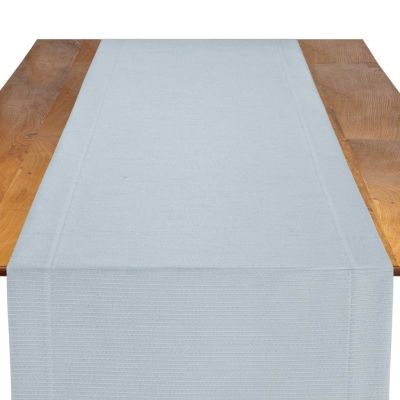 Image of Radiance Ice Blue Table Runner