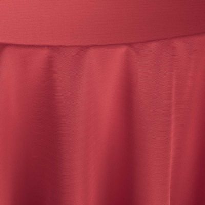 Image of Faille Red Table Linen