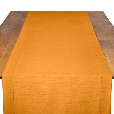 Image of Shantung Saffron Table Runner
