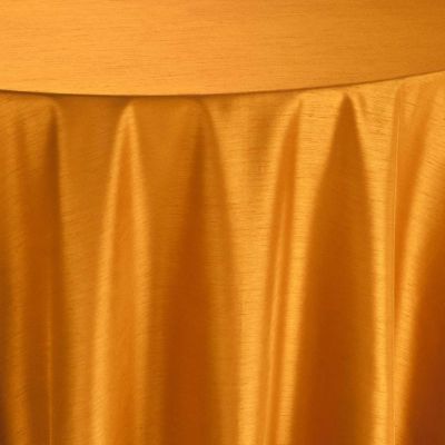 Image of Shantung Saffron Table Linen
