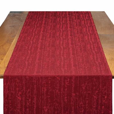 Image of Contour Scarlet Table Runner