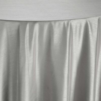 Image of Shantung Silver Table Linen