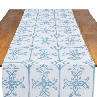 Image of Talavera Cerulean Table Runner