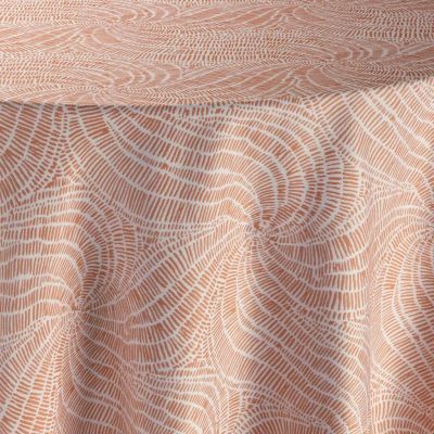 Image of Pinwheel Tangerine Table Linen