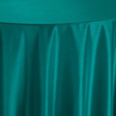 Image of Shantung Teal Table Linen