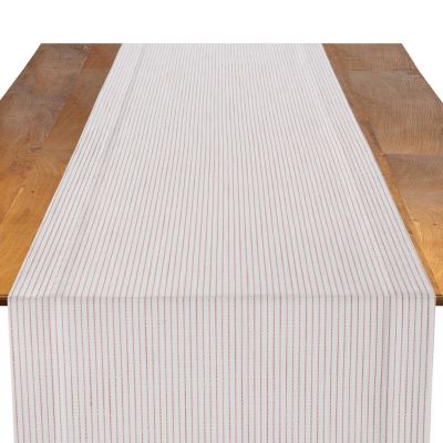 Image of Ticking Crimson Table Runner