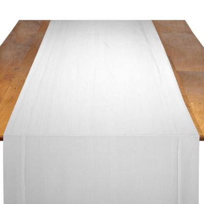 Image of Topaz White Table Runner