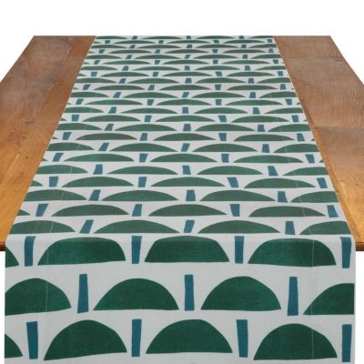 Image of Tucker Evergreen Table Runner
