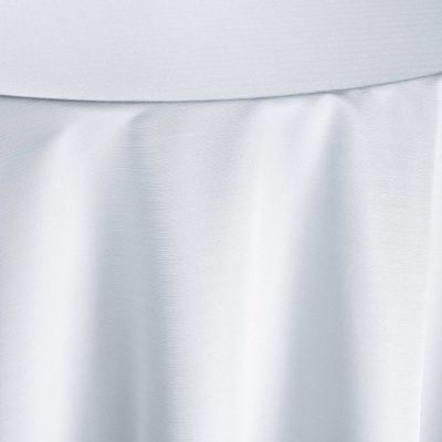 Image of Faille White Table Linen